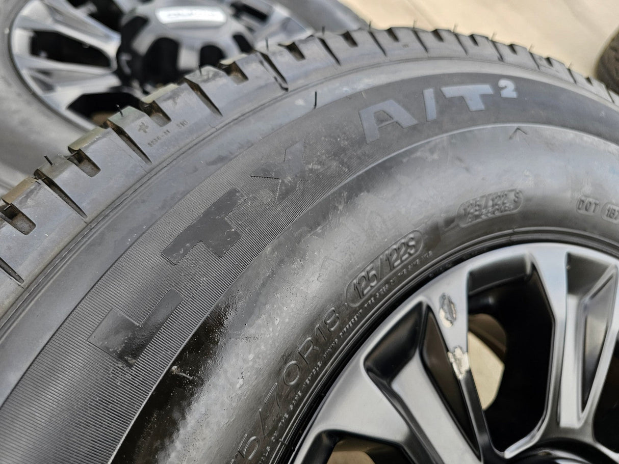 18" Ford F-250 F-350 TREMOR OEM rims wheels 10097 tires NEW MICHELIN A/T2 Texas Truck Tire
