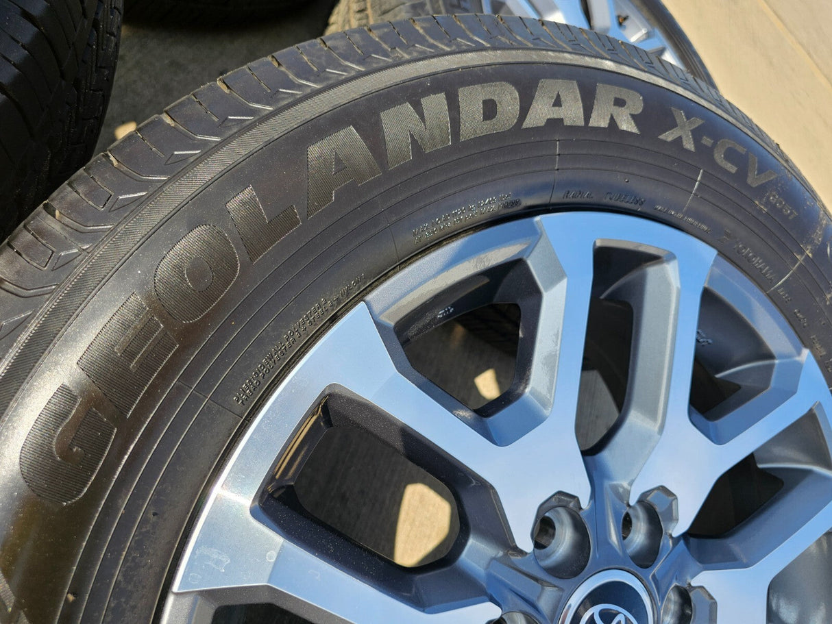 20" Toyota Tundra TSS TRD OEM wheels rims tires 95359 Sequoia 75277 Texas Truck Tire