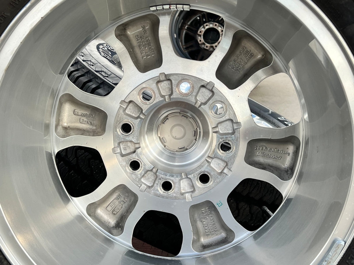 18" Ram 2500 3500 Laramie Power Wagon OEM wheels rims 2692 FIRESTONE A/T2 NEW Texas Truck Tire