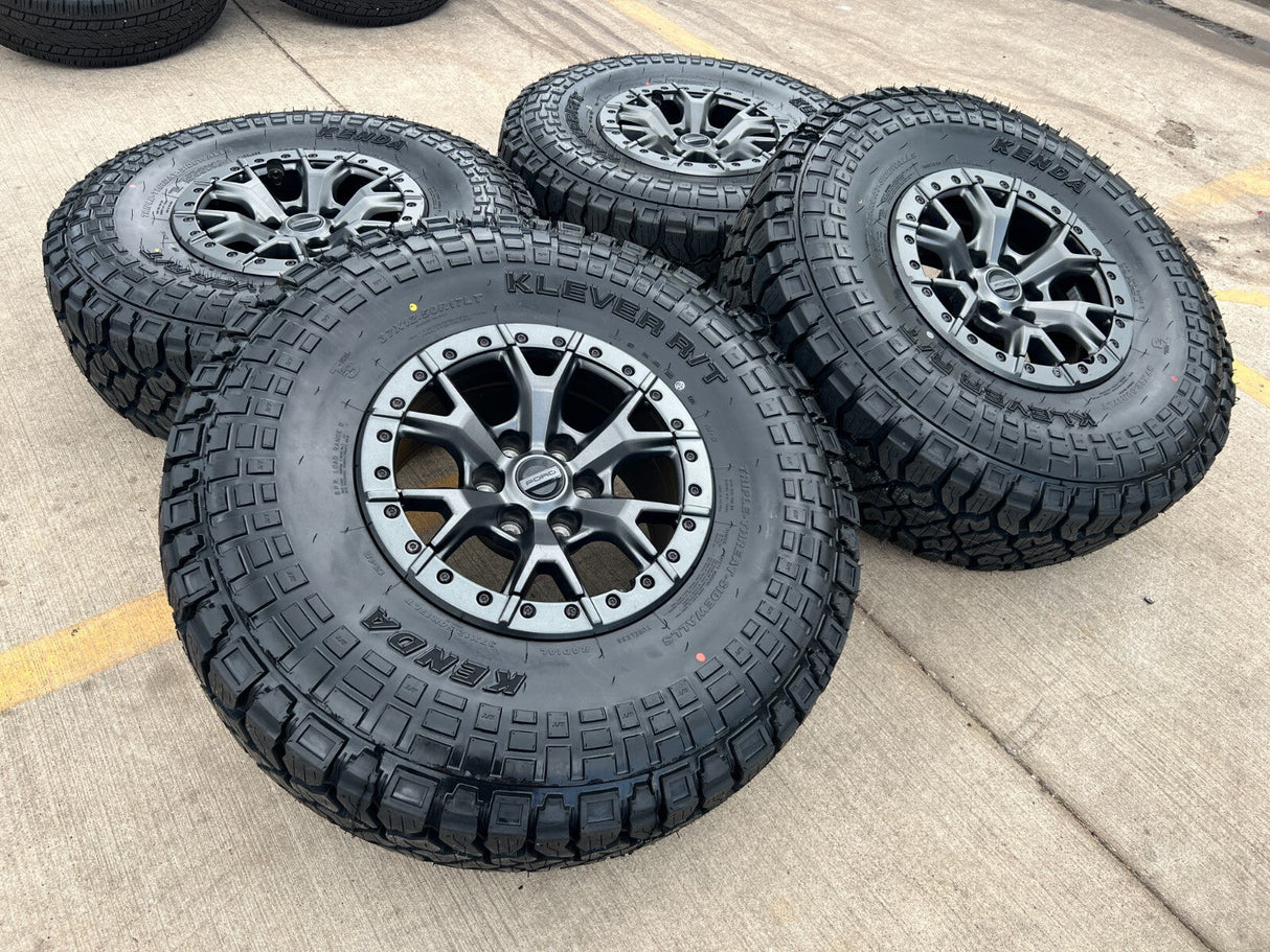 17" Ford F-150 Raptor OEM BEADLOCK 10460 rims wheels tires 37" R/T NEW Texas Truck Tire