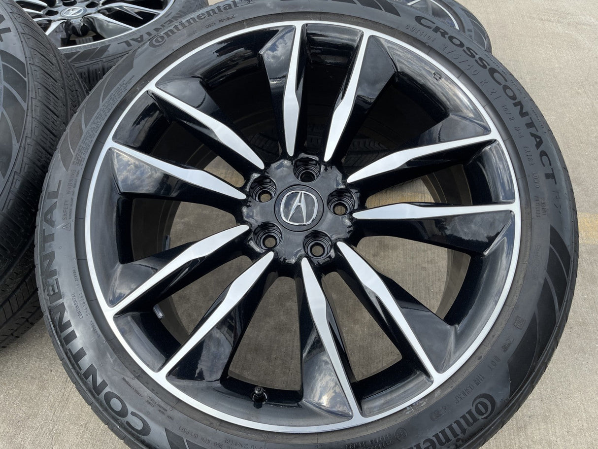 21" Acura MDX Type S OEM wheels rims 71885 Honda Ridgeline Pilot CONTINETAL Texas Truck Tire