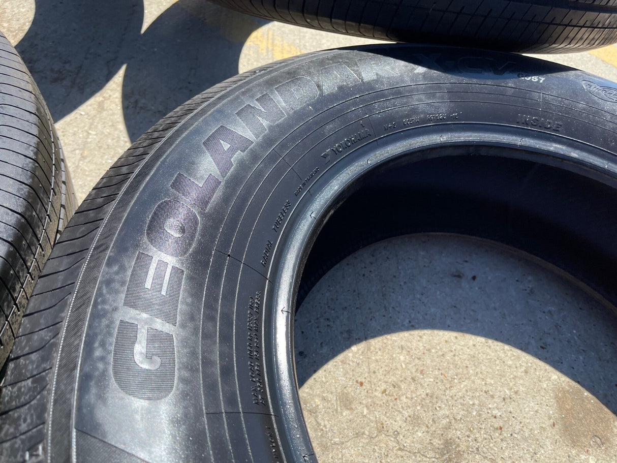 (4) 245/70/18 Yokohama Geolander X-CV tires NEW Sierra Tundra Silverado Texas Truck Tire