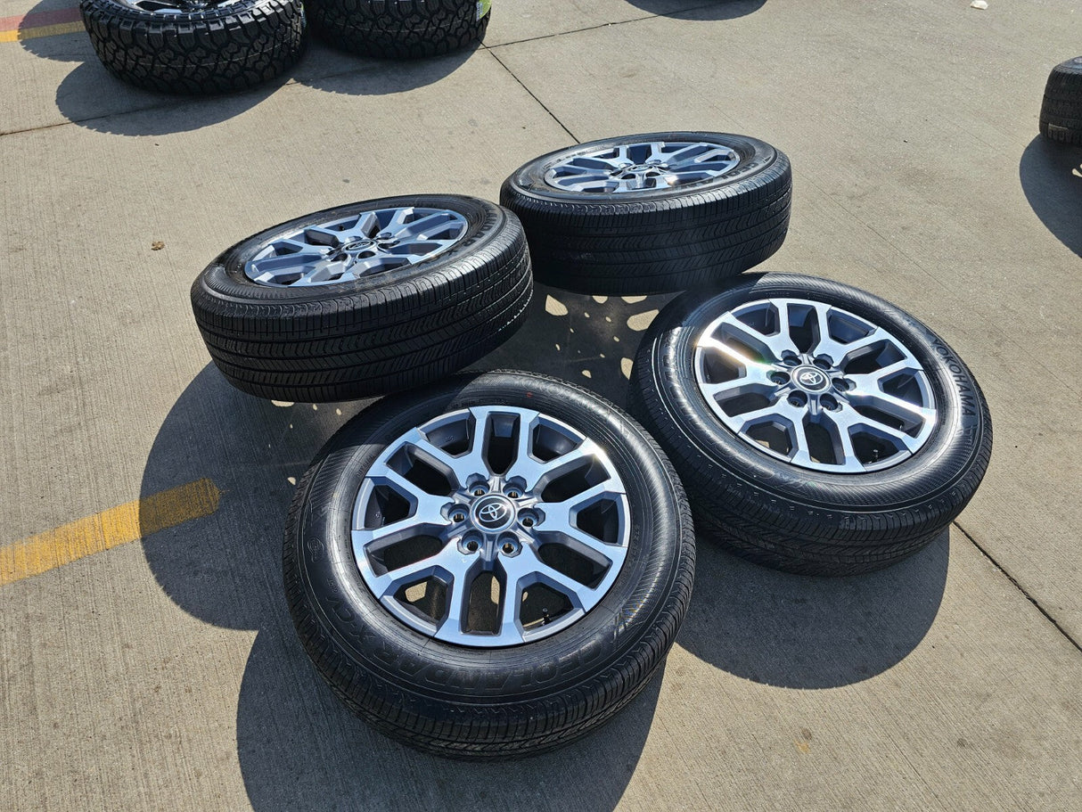 20" Toyota Tundra TSS TRD OEM wheels rims tires 95359 Sequoia 75277 Texas Truck Tire