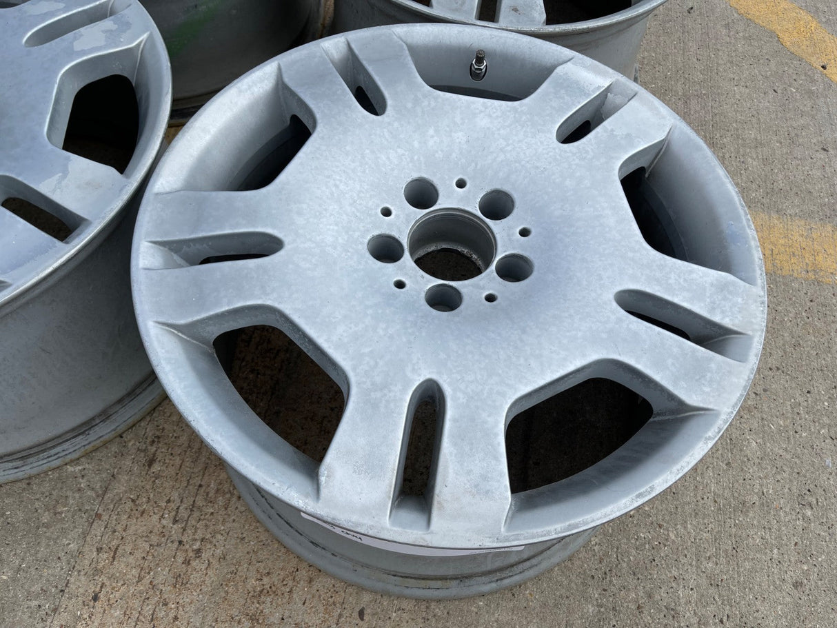 18" 18x8.5 + 18x9.5 Mercedes S550 S600 OEM staggered 65470 65471 wheels rims Texas Truck Tire
