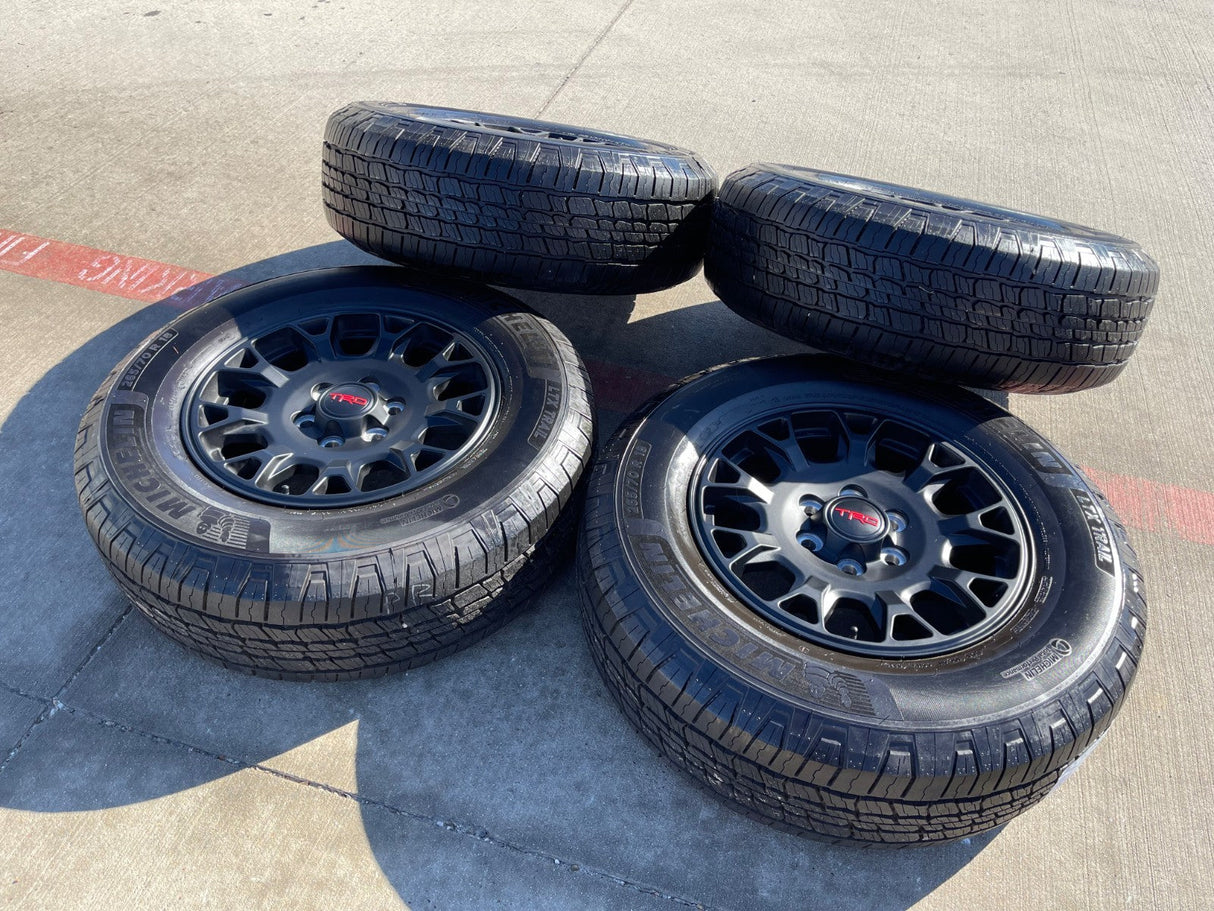 18" Toyota Tacoma 4Runner TRD Pro OEM 95973 wheels rims 2025 2026 MICHELIN NEW Texas Truck Tire