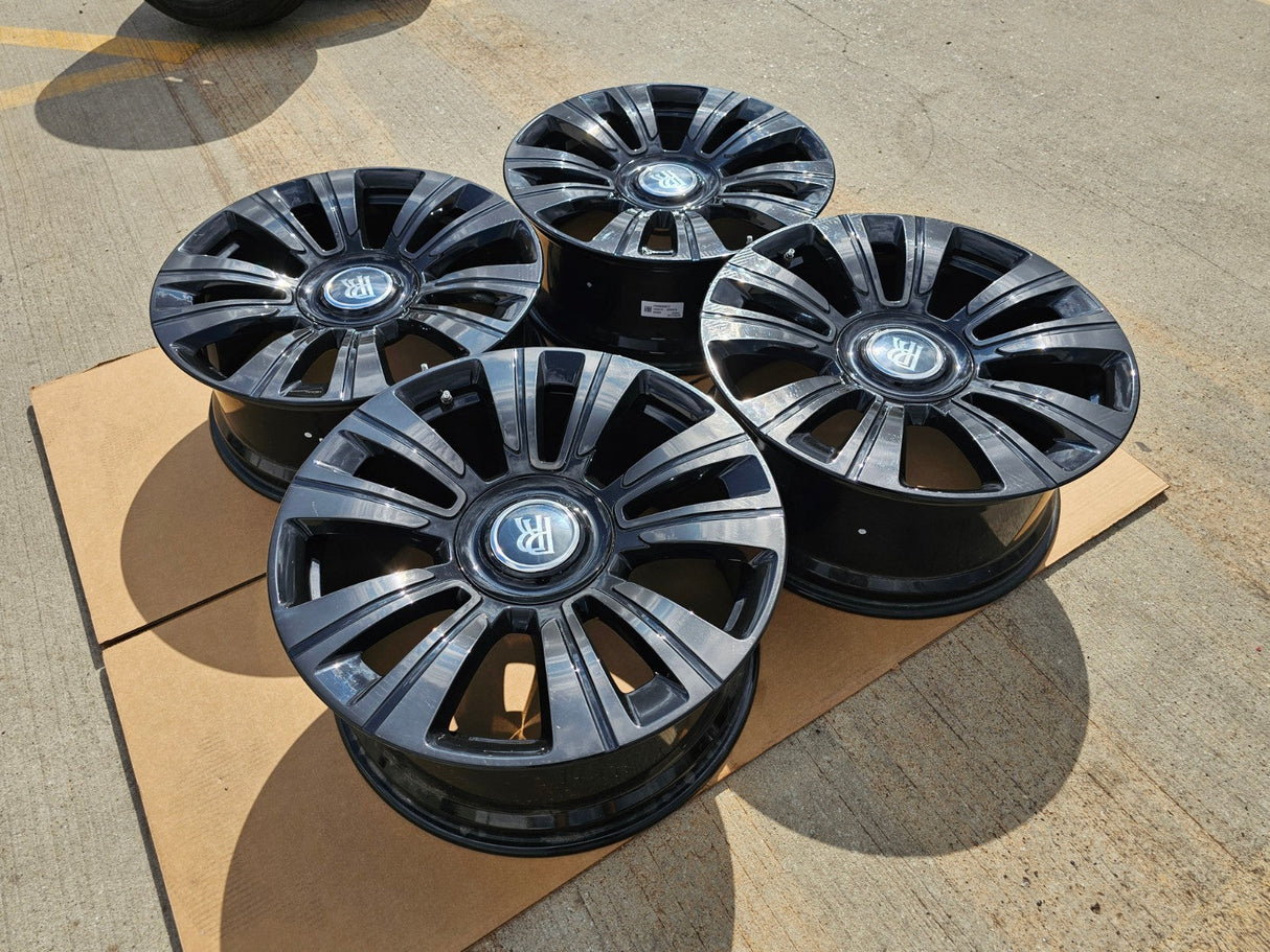 21" Rolls Royce Wraith Ghost Dawn OEM wheels rims 5x120 Texas Truck Tire
