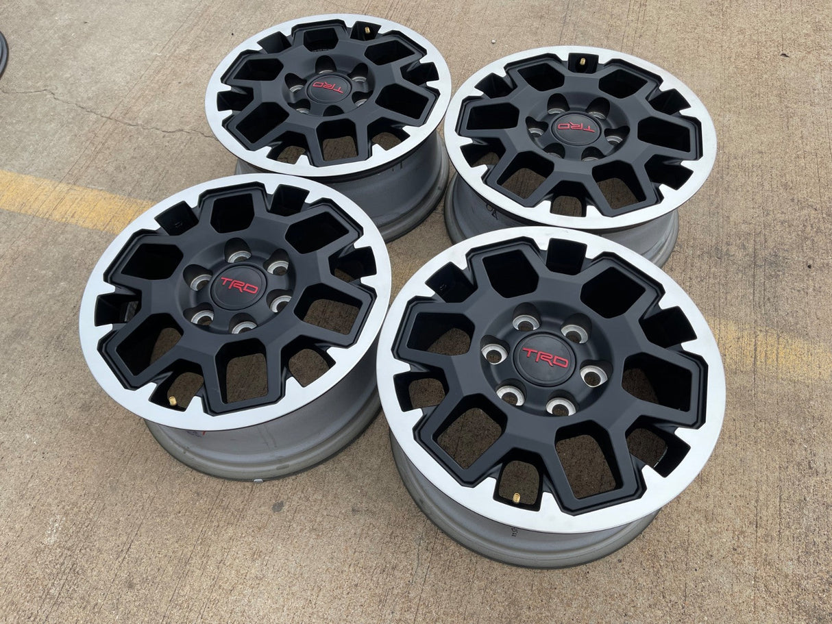17" Toyota Tacoma 4Runner TRD OEM 10638 wheels rims 2024 2025 2026 NEW Texas Truck Tire