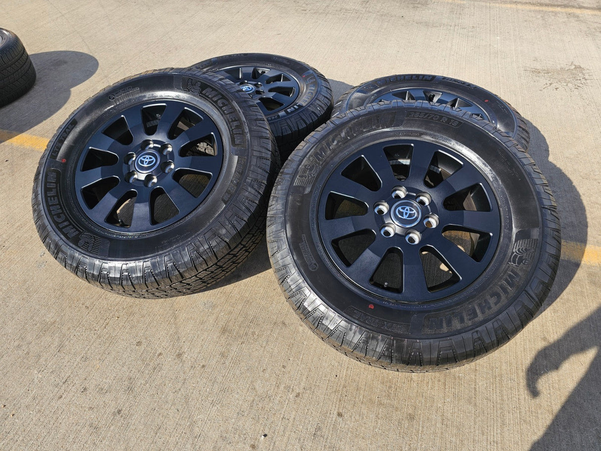 18" Toyota Land Cruiser OEM wheels rims 95952 Tundra Sequoia MICHELIN NEW Texas Truck Tire
