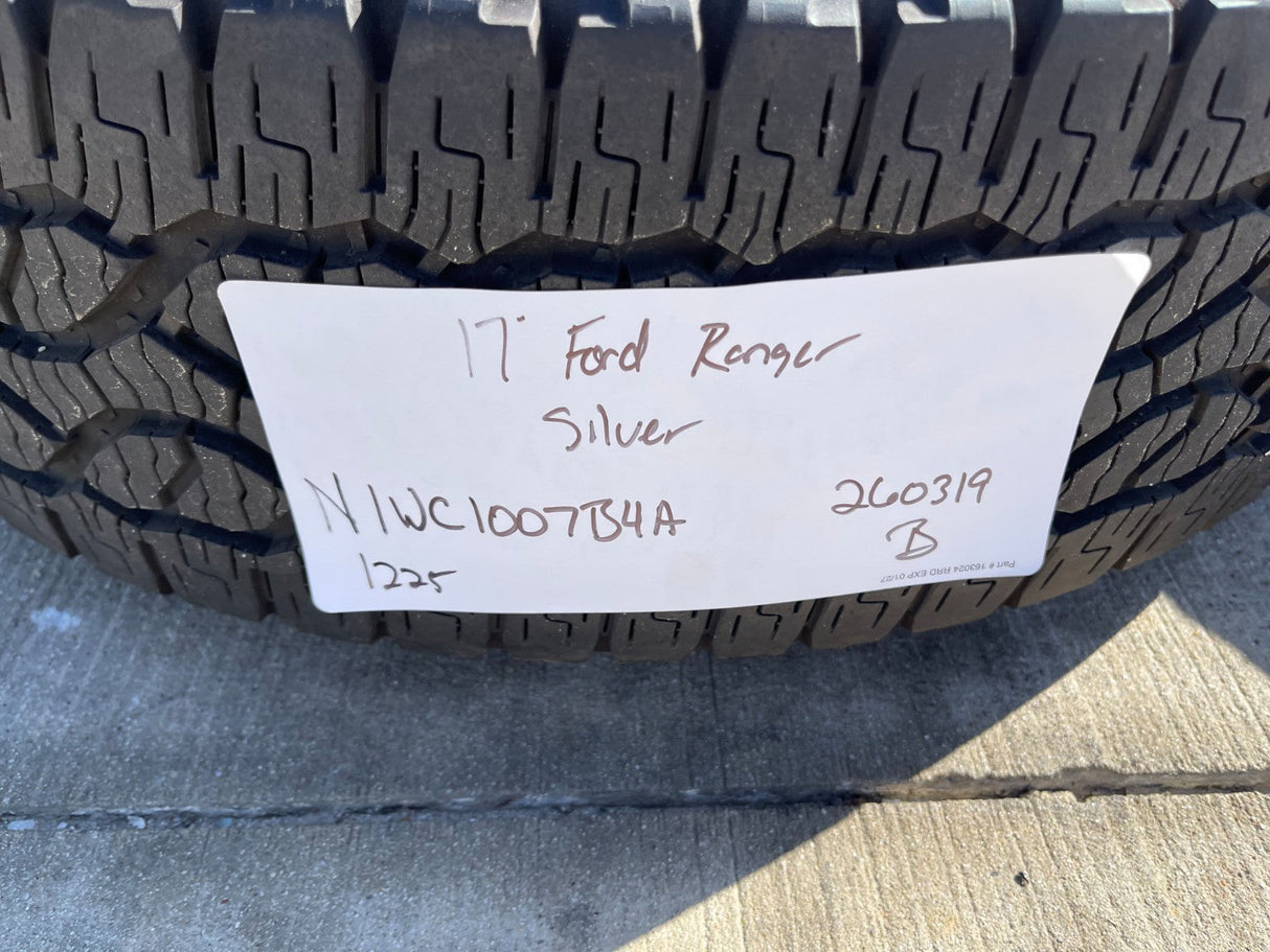 17" Ford Ranger OEM 10587 FX-4 wheels rims tires BRONCO 2024 2025 2026 GOODYEAR Texas Truck Tire