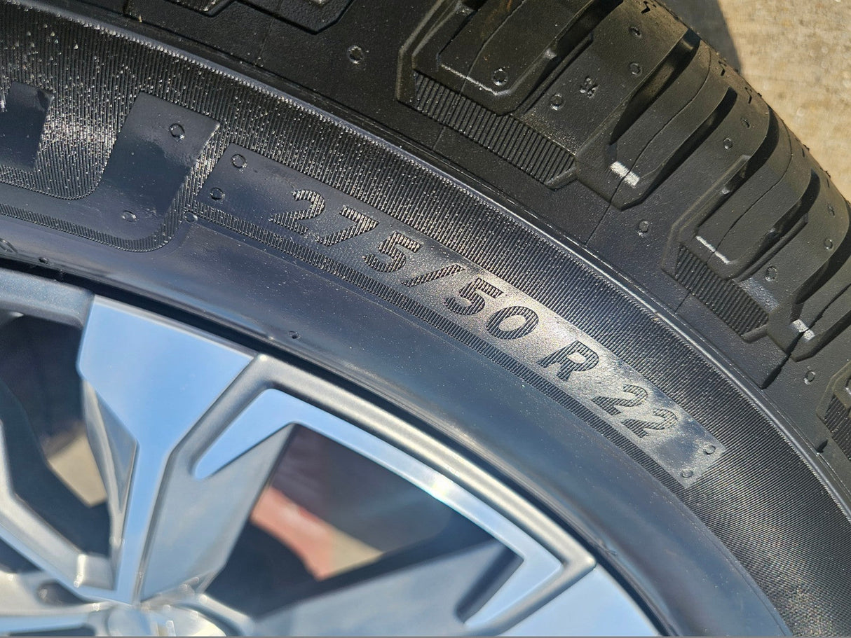 22" Chevy Tahoe Silverado Suburban OEM wheels rims 2025 2026 NEW MICHELIN Texas Truck Tire