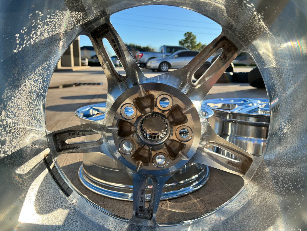 19" + 20" Chevy Corvette C8 OEM Replica rims 14007 14008 2023 2024 2025 USED Texas Truck Tire