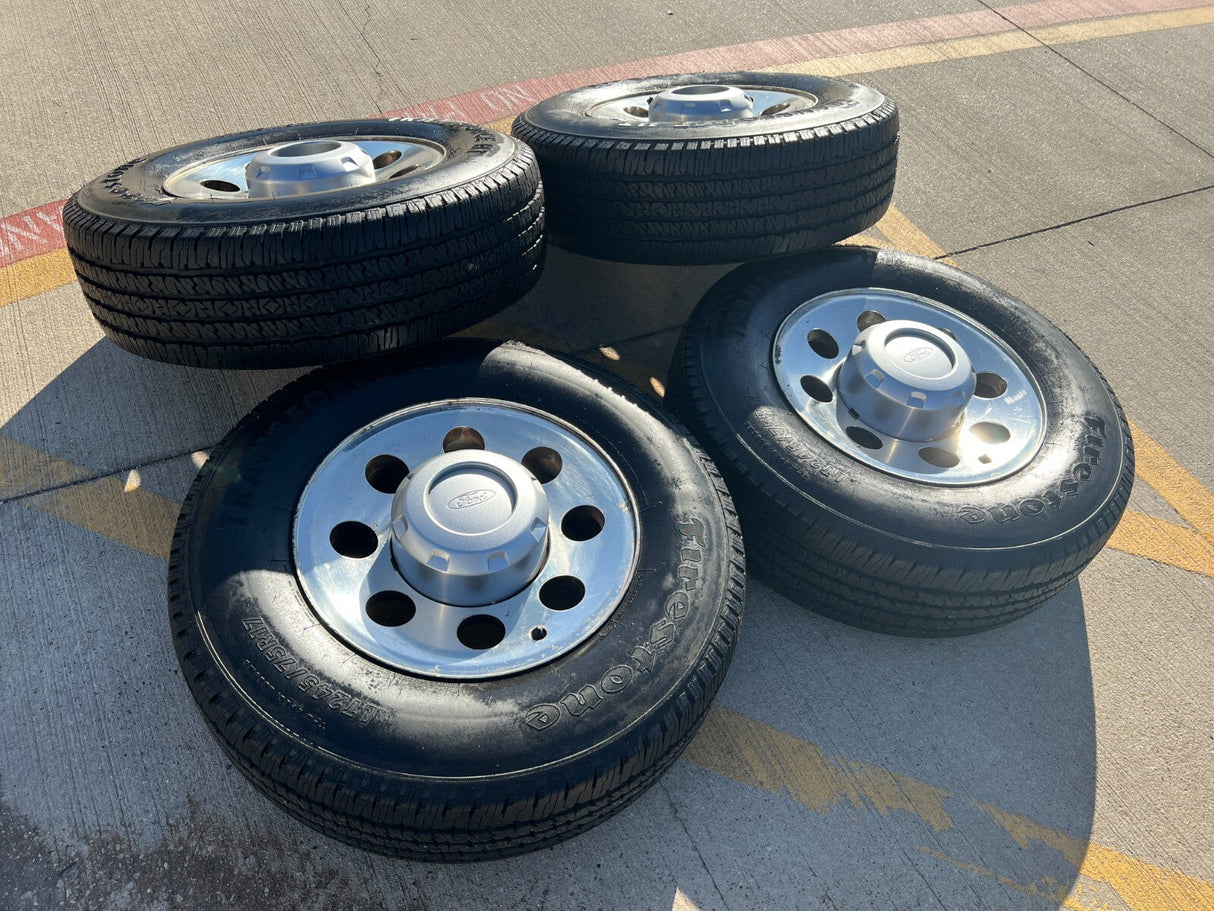 17" Ford F-250 F-350 OEM rims wheels 3599 tires DISCOUNTED Texas Truck Tire