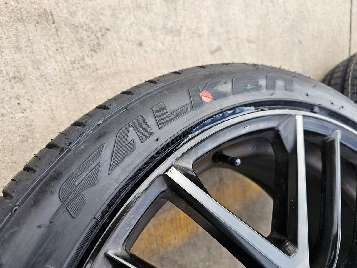 20" Nissan GT-R OEM wheels rims RAYS 62801 62200 GTR 2019 2020 2022 2023 2024 Texas Truck Tire