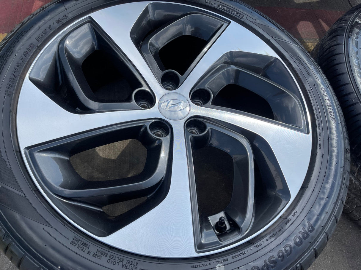 19" Hyundai Tuscon K4 Sonata OEM wheel rims tires 70895 Veloster Genesis Texas Truck Tire