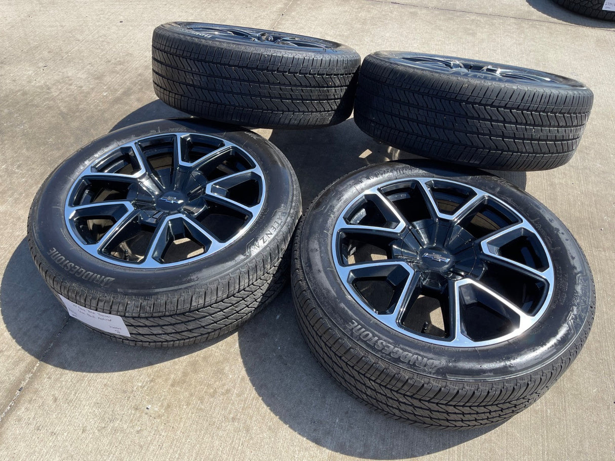 22" Chevy Tahoe Suburban RST OEM 14035 wheels rims Silverado 2024 2025 2026 2027 Texas Truck Tire