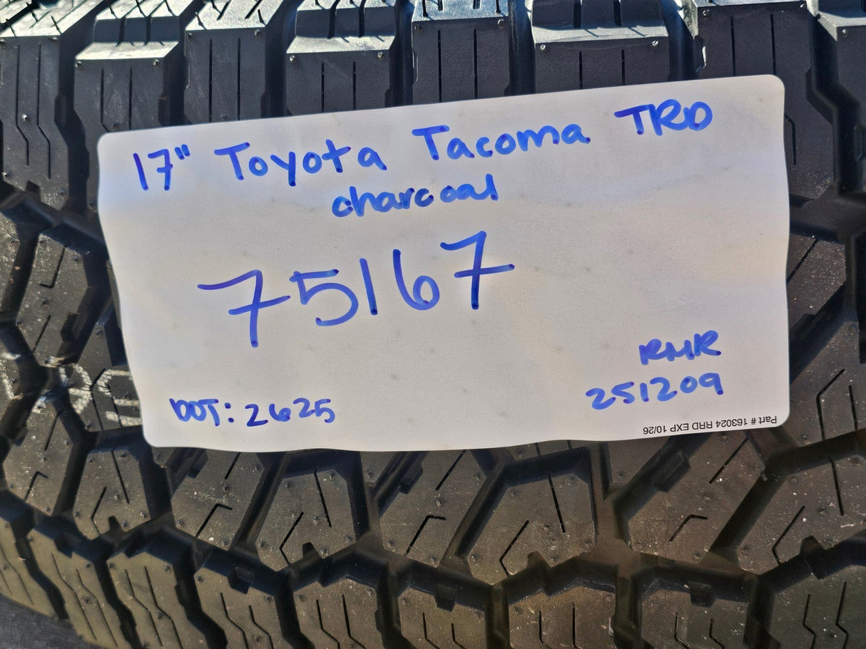 17" Toyota Tacoma 4Runner OEM wheels rims GRAY 75167 TRD FJ FALKEN A/T4 NEW Texas Truck Tire