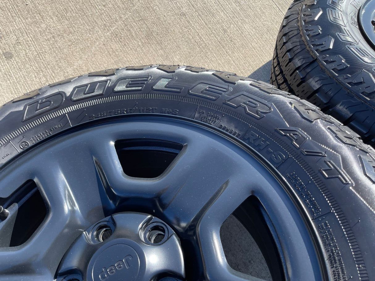 17" Jeep Gladiator OEM wheels rims Steel 9220 9240 Wrangler 2025 2026 NEW Texas Truck Tire