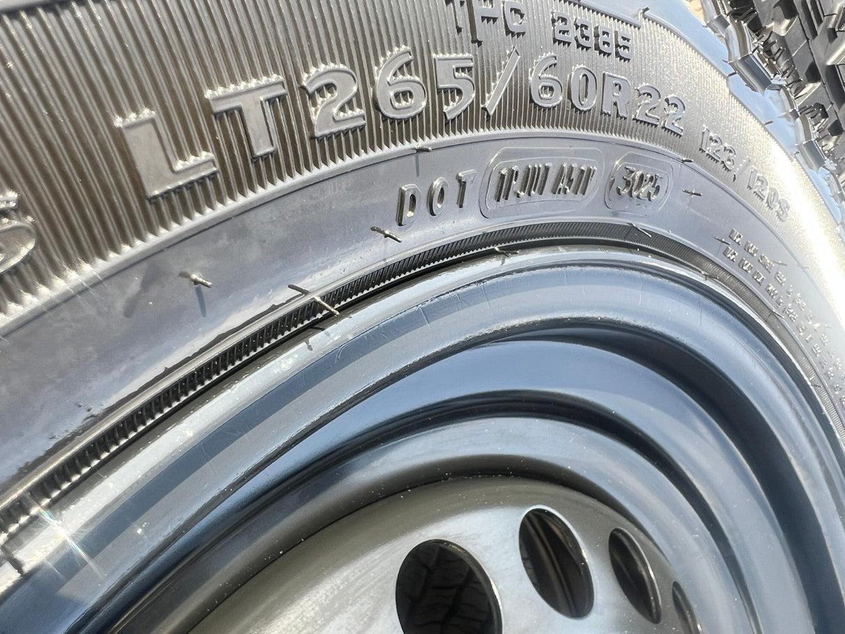 22" Chevy Silverado GMC Sierra 2500 OEM Transport wheels rims 2024 2025 2026 NEW Texas Truck Tire