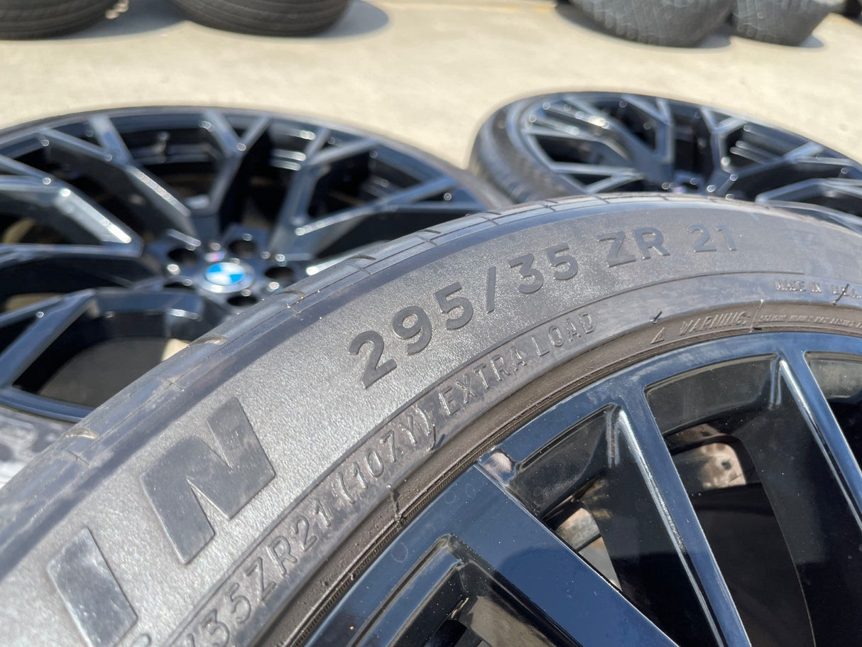 21" + 22" BMW OEM X5M X6M Series OEM 86244 86243 wheels rims MICHELIN Texas Truck Tire