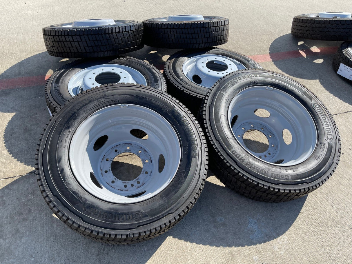 19.5" Ford F-450 Dually F-550 rims wheels RAM 4500 OEM 10x225 2024 2025 2026 Texas Truck Tire