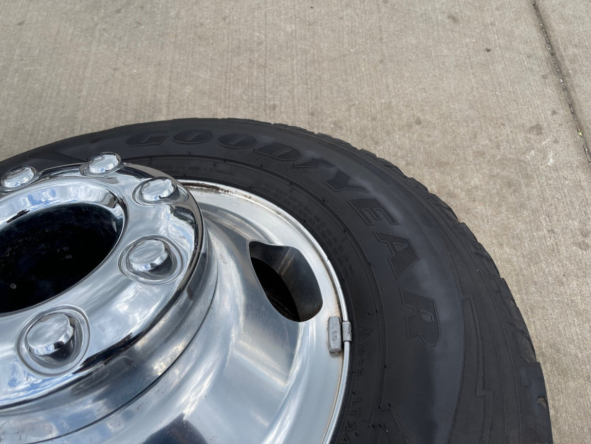 17" Ford F-350 Dually OEM 10477 10478 rims wheels 2023 2024 2025 GOODYEAR Texas Truck Tire