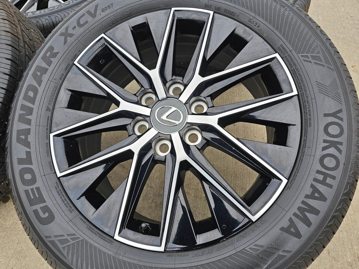 20" Lexus GX550 OEM wheels rims Toyota Land Cruiser Tundra 10545 LX600 2025 NEW Texas Truck Tire