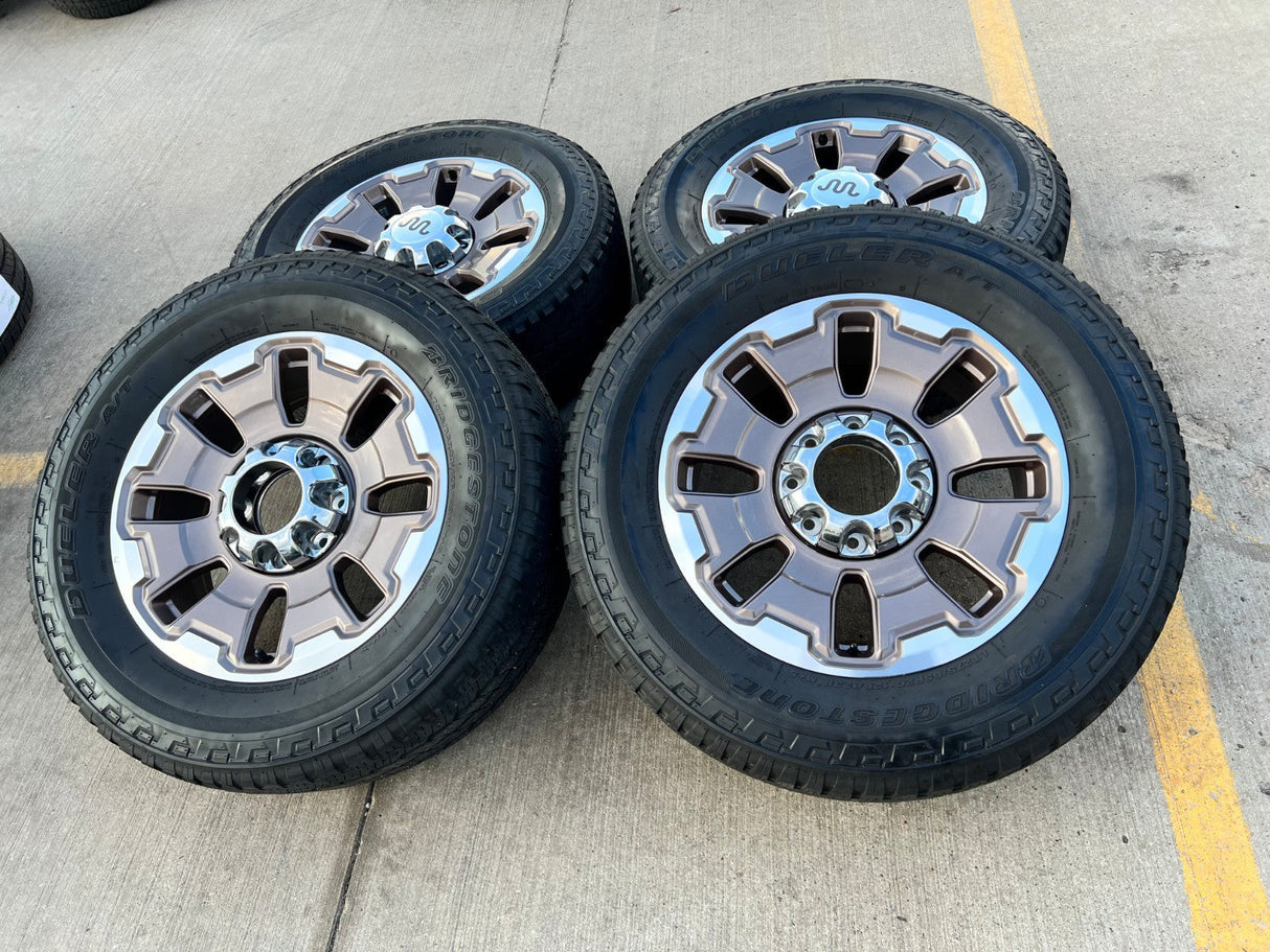 20" Ford F-250 F-350 OEM 10487 LIMITED KING RANCH tan wheels rims 2024 2025 2026 Texas Truck Tire
