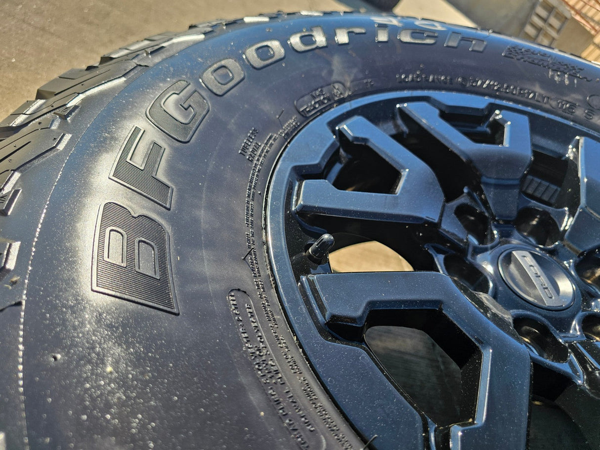 17" Ford F-150 Raptor Bronco OEM rims wheels BFG 10461 tires 2025 2026 BFG NEW Texas Truck Tire