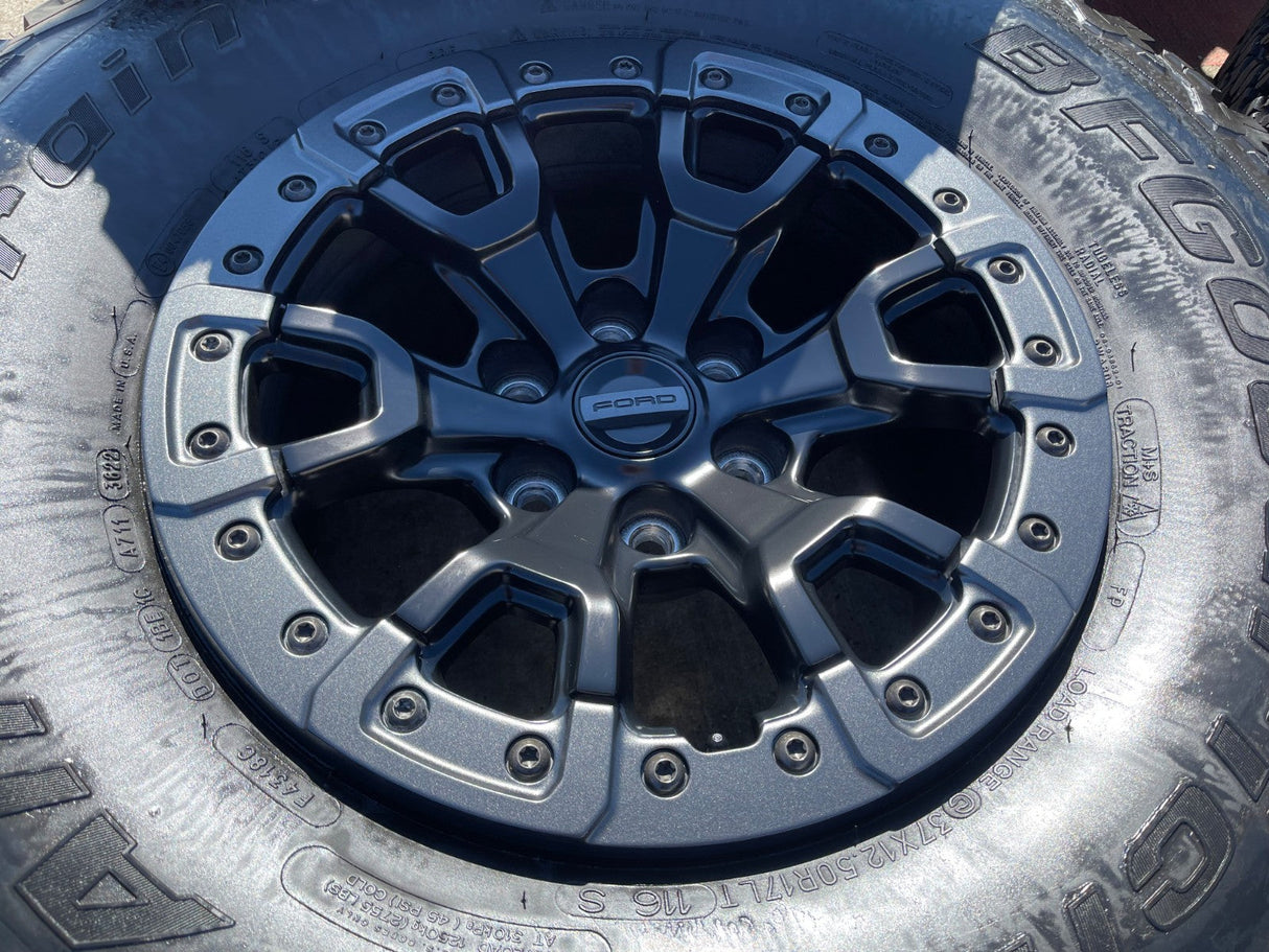 17" Ford F-150 Raptor Bronco R OEM BEADLOCK 51222 rims wheels 37" BFG Texas Truck Tire