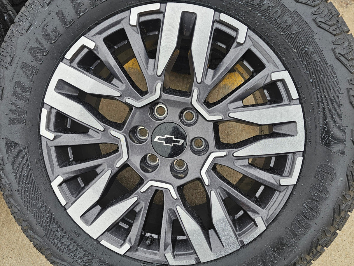 20" Chevy Silverado Z71 GMC Sierra Canyon Colorado OEM wheels rims 2025 2026 NEW Texas Truck Tire