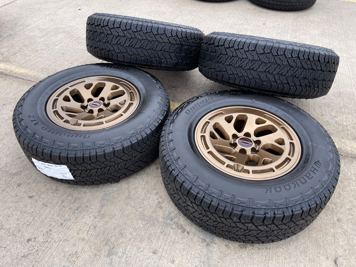 17" Nissan Frontier X-PRO OEM Desert Runner BRONZE wheels rims 2025 2026 NEW Texas Truck Tire
