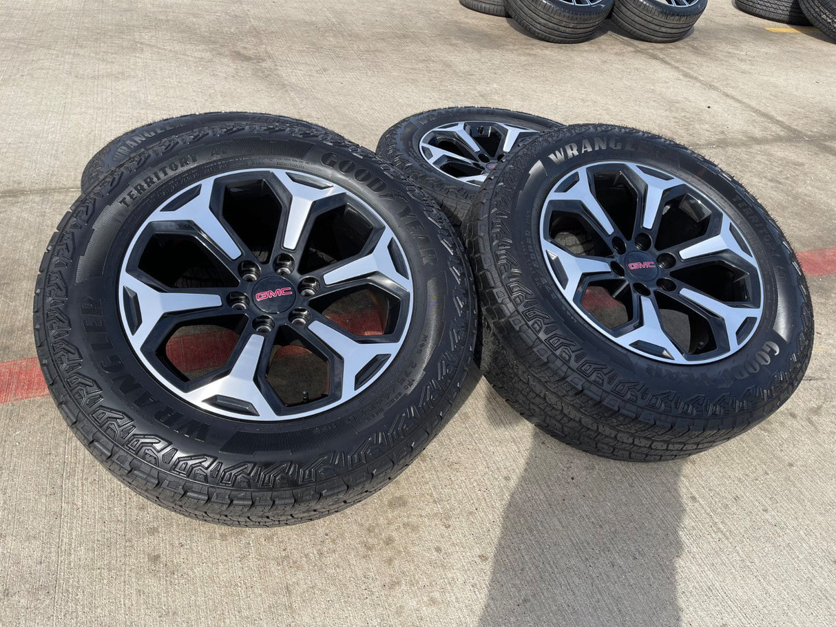 20" GMC Sierra Canyon Chevy Silverado OEM wheels rims 2024 2025 2026 NEW Texas Truck Tire