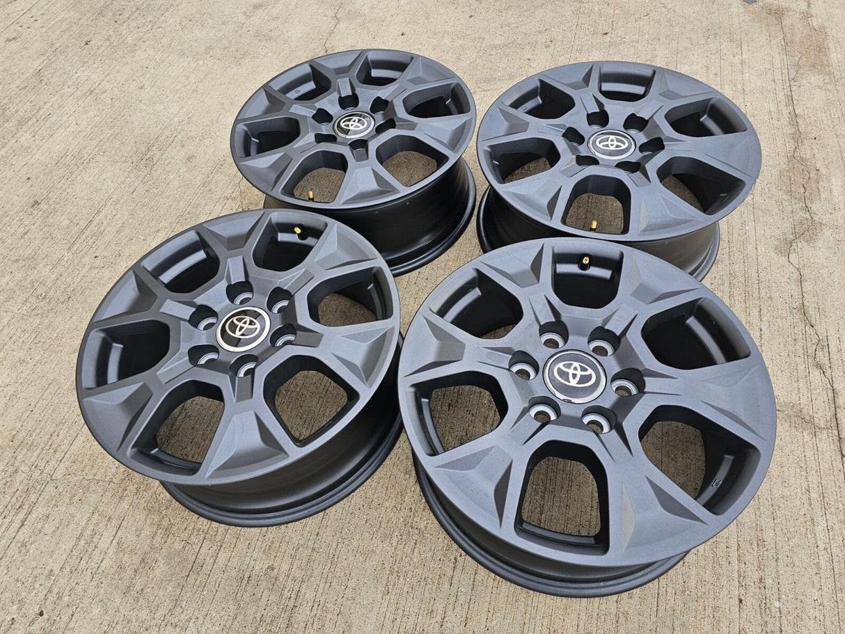 18" Toyota Land Cruiser Tundra Sequoia OEM wheels rims Lexus GX550 2024 2025 NEW Texas Truck Tire