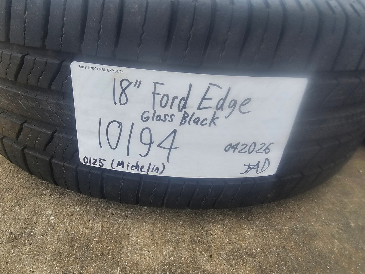 18" Ford Explorer Sport OEM rims wheels black 3922 Taurus tires MICHELIN Texas Truck Tire
