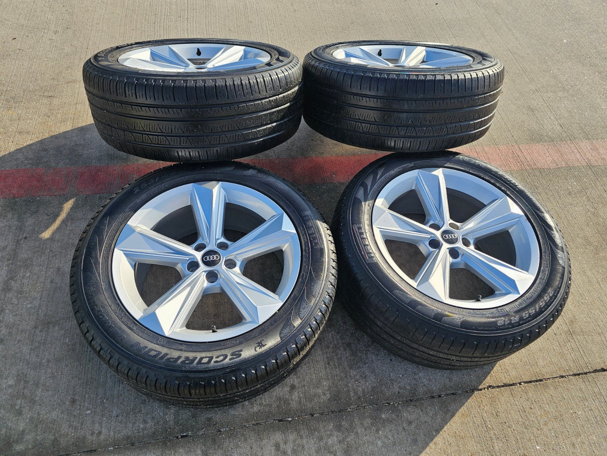 19" Audi Q7 OEM wheels rims Q8 RS S VW Atlas 12052 tires 2022 2023 2024 2025 Texas Truck Tire