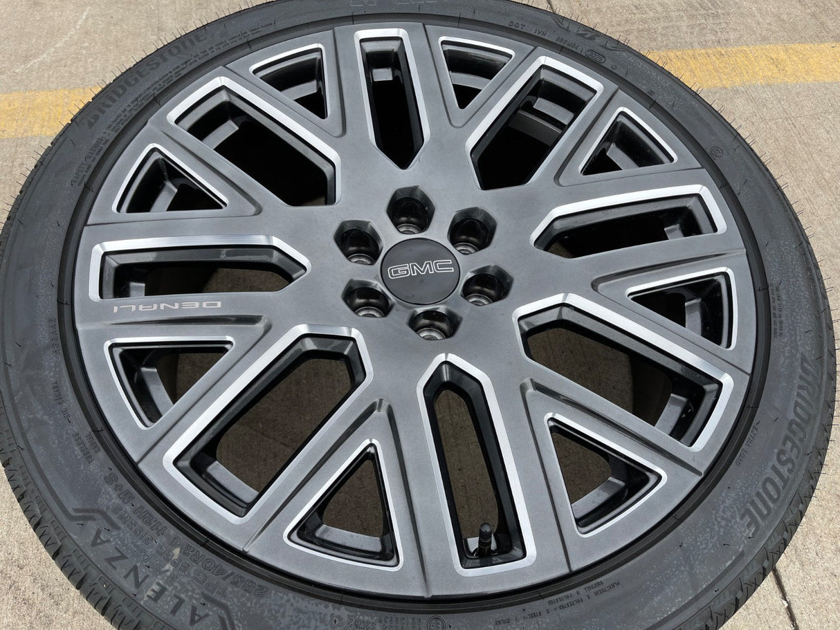 24" GMC Yukon Sierra DENALI OEM wheel rim tire 2022 2023 2024 2025 2026 NEW Texas Truck Tire