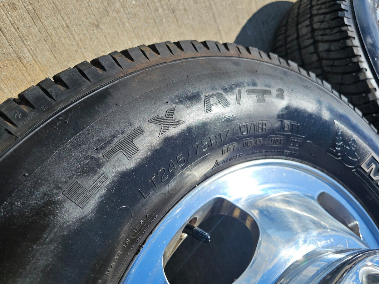 17" Ford F-350 Dually OEM 10477 10478 rims wheels 2023 2024 2025 2026 MICHELIN Texas Truck Tire