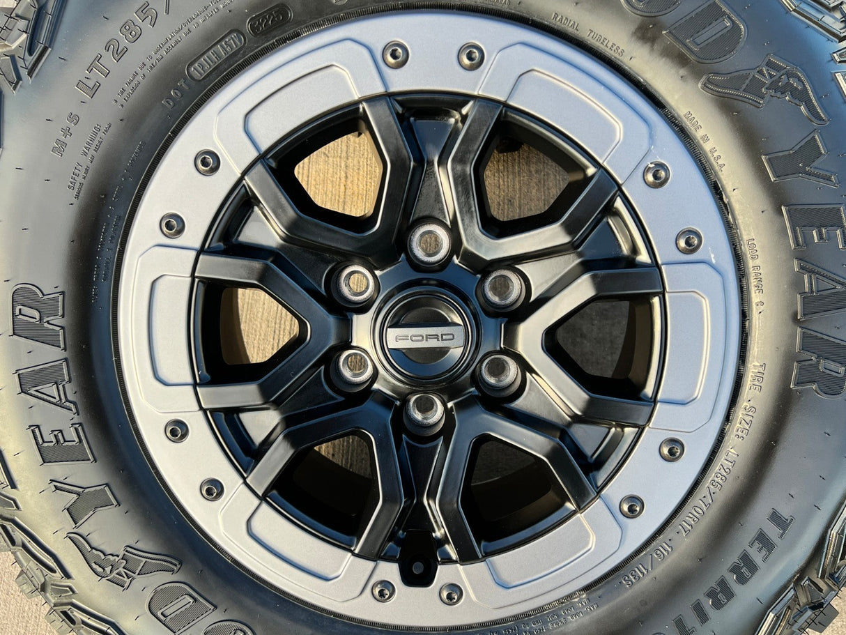 17" Ford Ranger Raptor Beadlock wheels rims Bronco 2024 2025 2026 NEW Texas Truck Tire