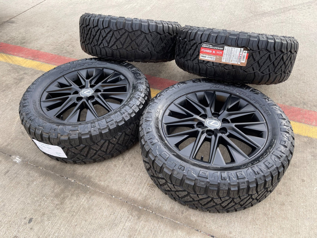 20" Toyota Land Cruiser Tundra OEM wheels rims 10545 Lexus GX550 LX600 NEW Texas Truck Tire