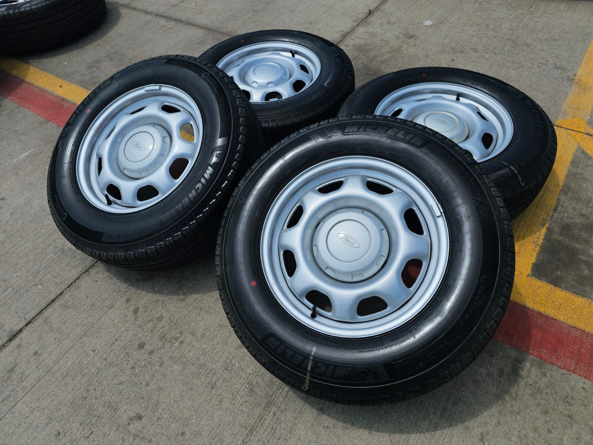 17" Ford F-150 OEM rims wheels 3857 tires steel 2023 2024 2025 2026 MICHELIN NEW Texas Truck Tire