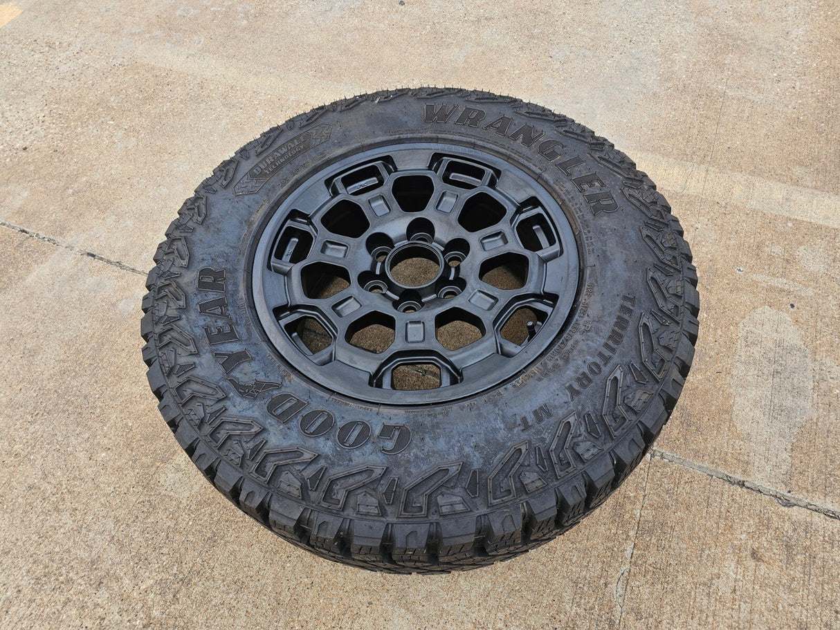 18" Toyota Tundra TRD BBS FORGED OEM black 95458 wheel rim tire Sequoia NEW Texas Truck Tire