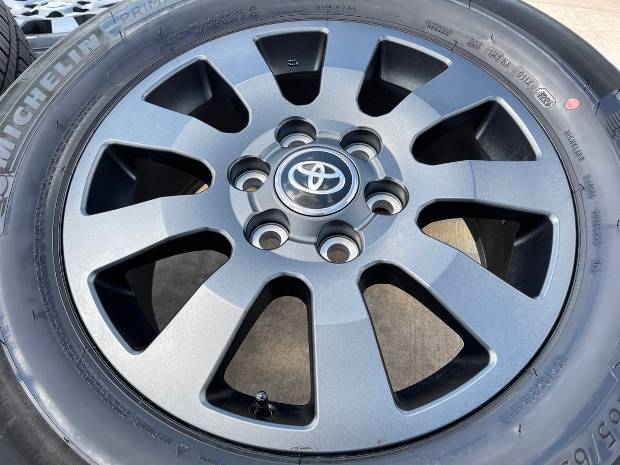 18" Toyota Land Cruiser OEM TRD wheels rims 95952 Tundra Sequoia MICHELIN NEW Texas Truck Tire