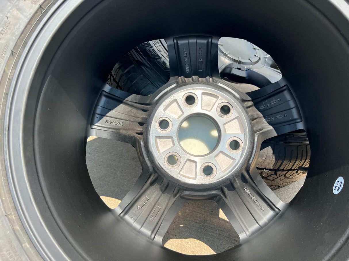 20" Chevy Silverado Tahoe OEM Replica wheels rims black 5651 Texas Truck Tire