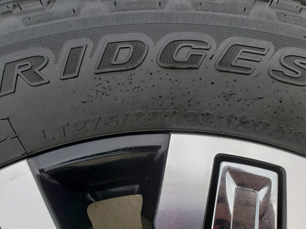20" GMC Sierra DENALI ULTIMATE 2500 3500 OEM wheels rims 5958 14138 A/T tires Texas Truck Tire