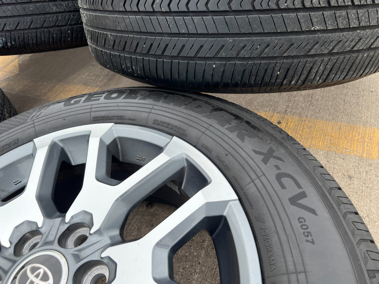 20" Toyota Tundra TSS TRD OEM wheels rims tires 95359 75277 Sequoia DISCOUNTED Texas Truck Tire