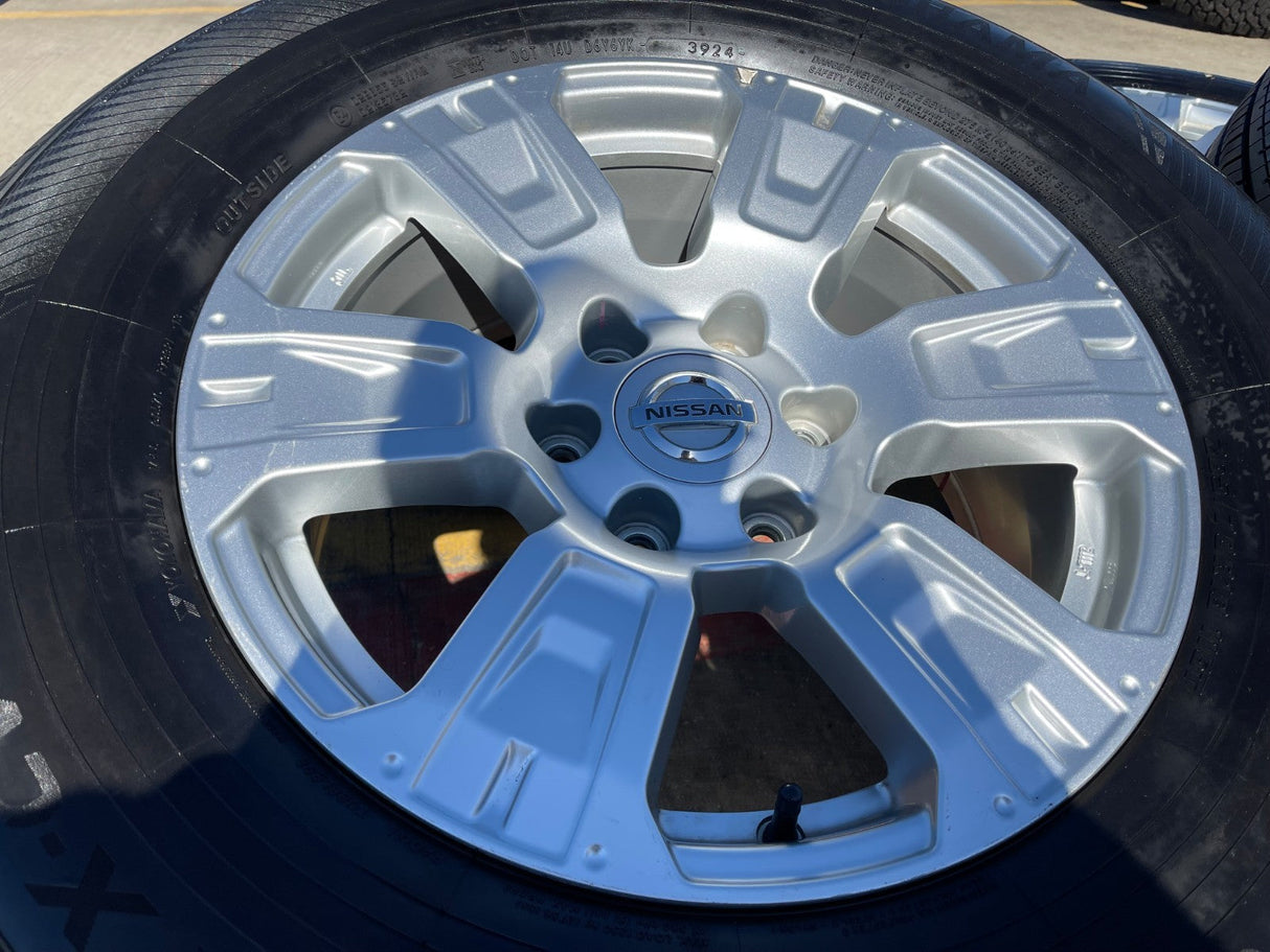 18" Nissan Titan Armada OEM 62752 wheels rims tires YOKOHAMA Texas Truck Tire
