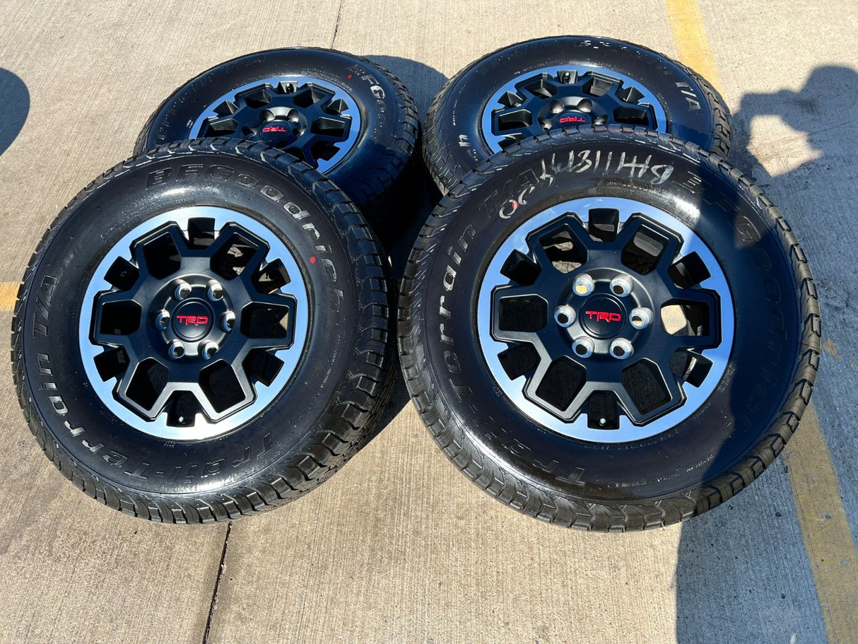17" Toyota Tacoma 4Runner TRD OEM 10638 wheels rims 2024 2025 2026 BFG NEW Texas Truck Tire