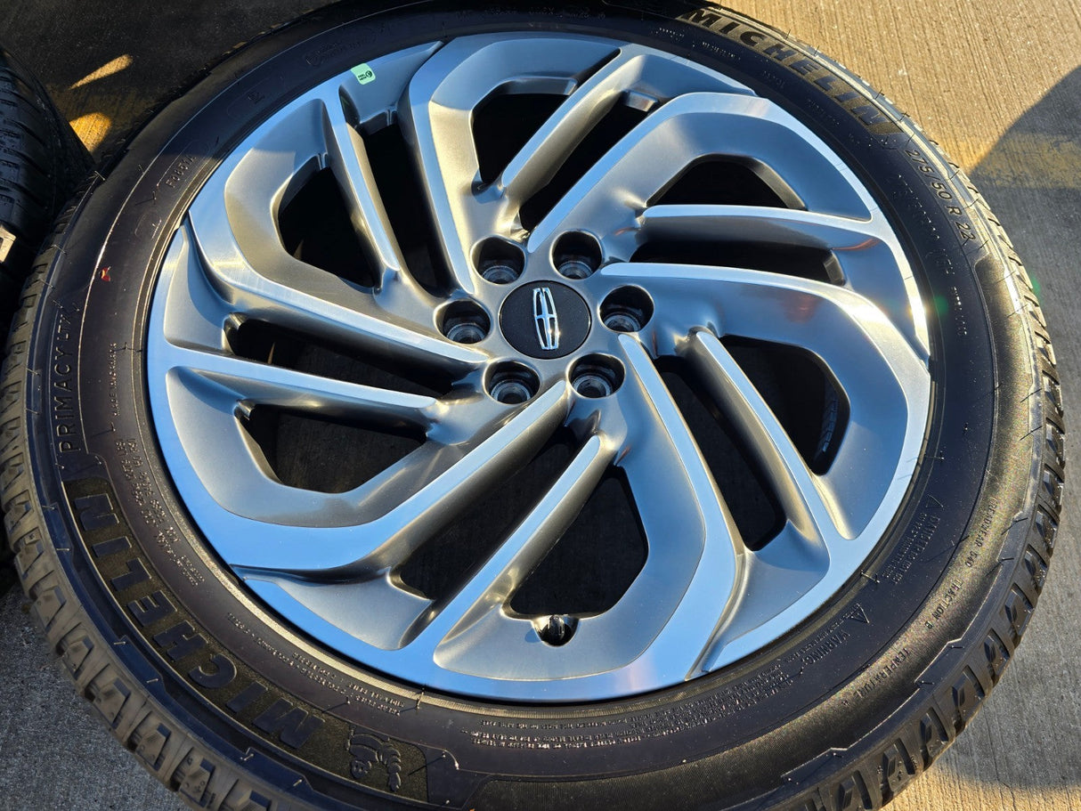 22" Lincoln Navigator OEM 94225 rims wheels BLACK LABEL 2025 2026 MICHELIN NEW Texas Truck Tire