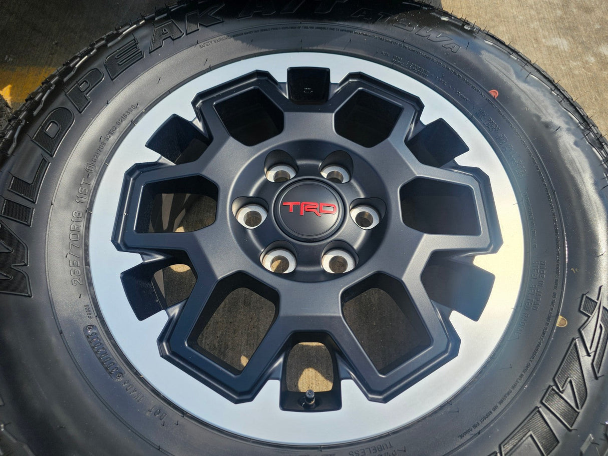 18" Toyota Tacoma 4Runner TRD OEM wheels rims 94199 A/T NEW 2025 2026 Texas Truck Tire