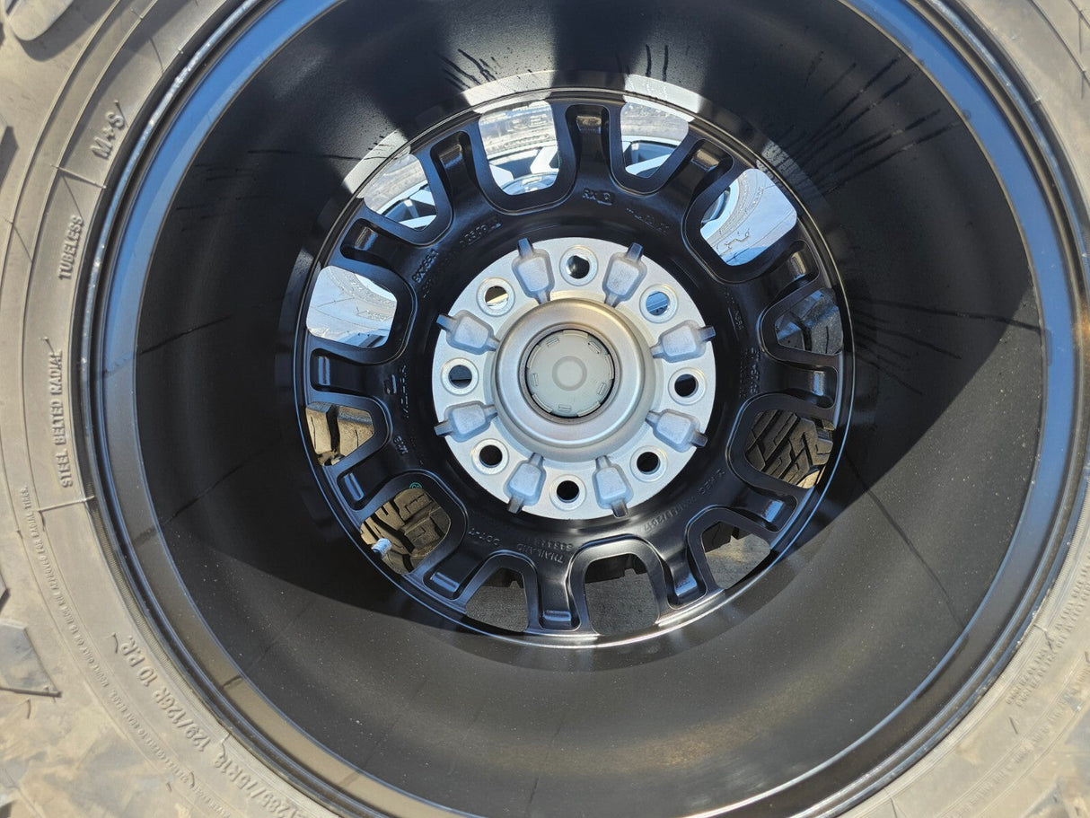 18" Ram 2500 3500 LARAMIE OEM wheels rims 2694 tires 35" NITRO Texas Truck Tire